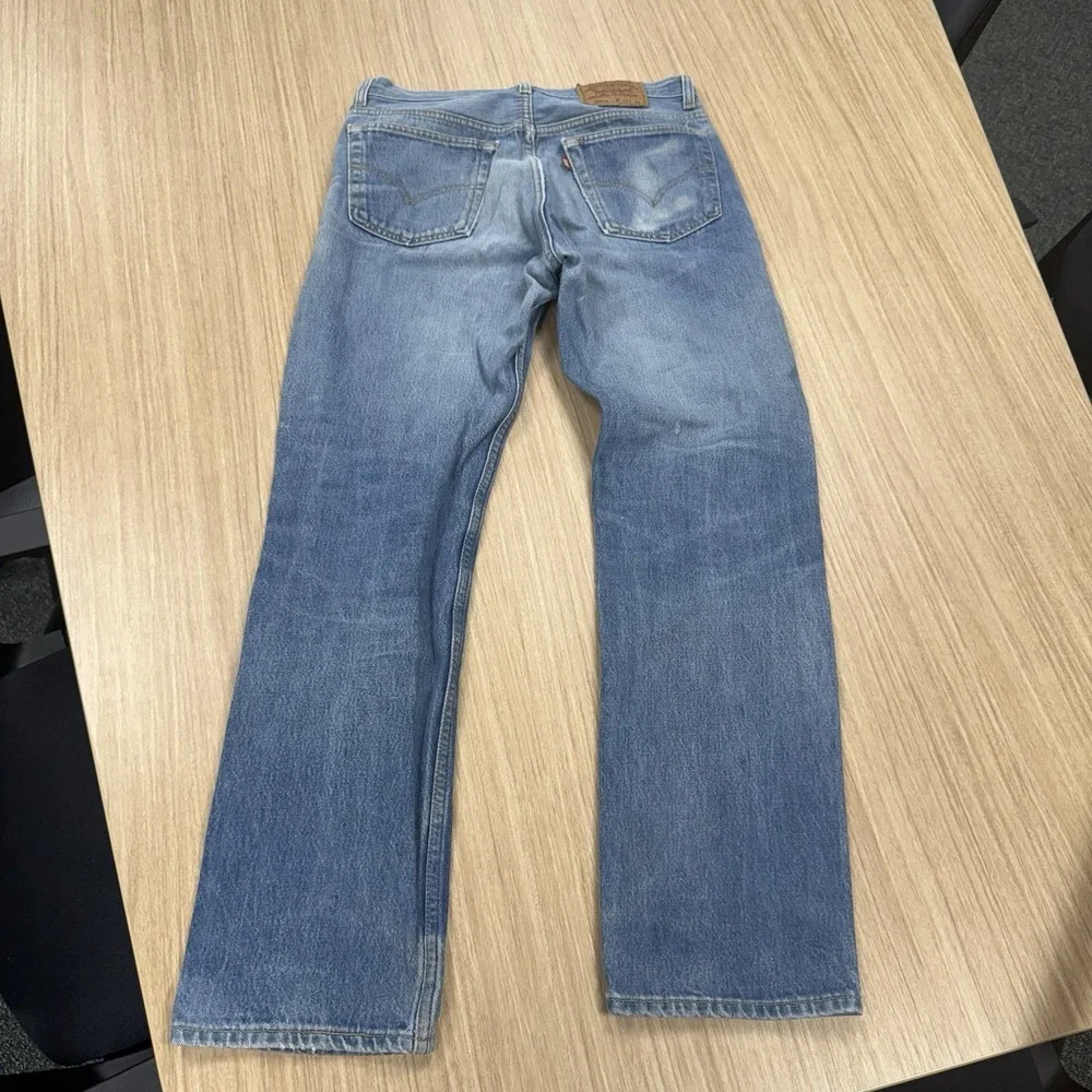 Levi's 501xx Jeans 34x34 Fit 30x30 90s Made Button Fly Made In USA Medium Wash